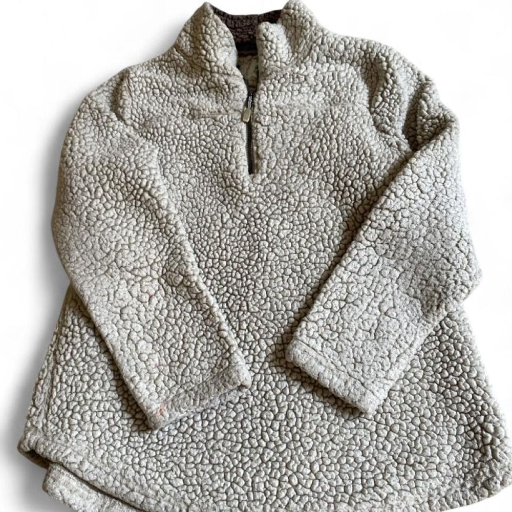 Women's Cream and White Sweatshirt